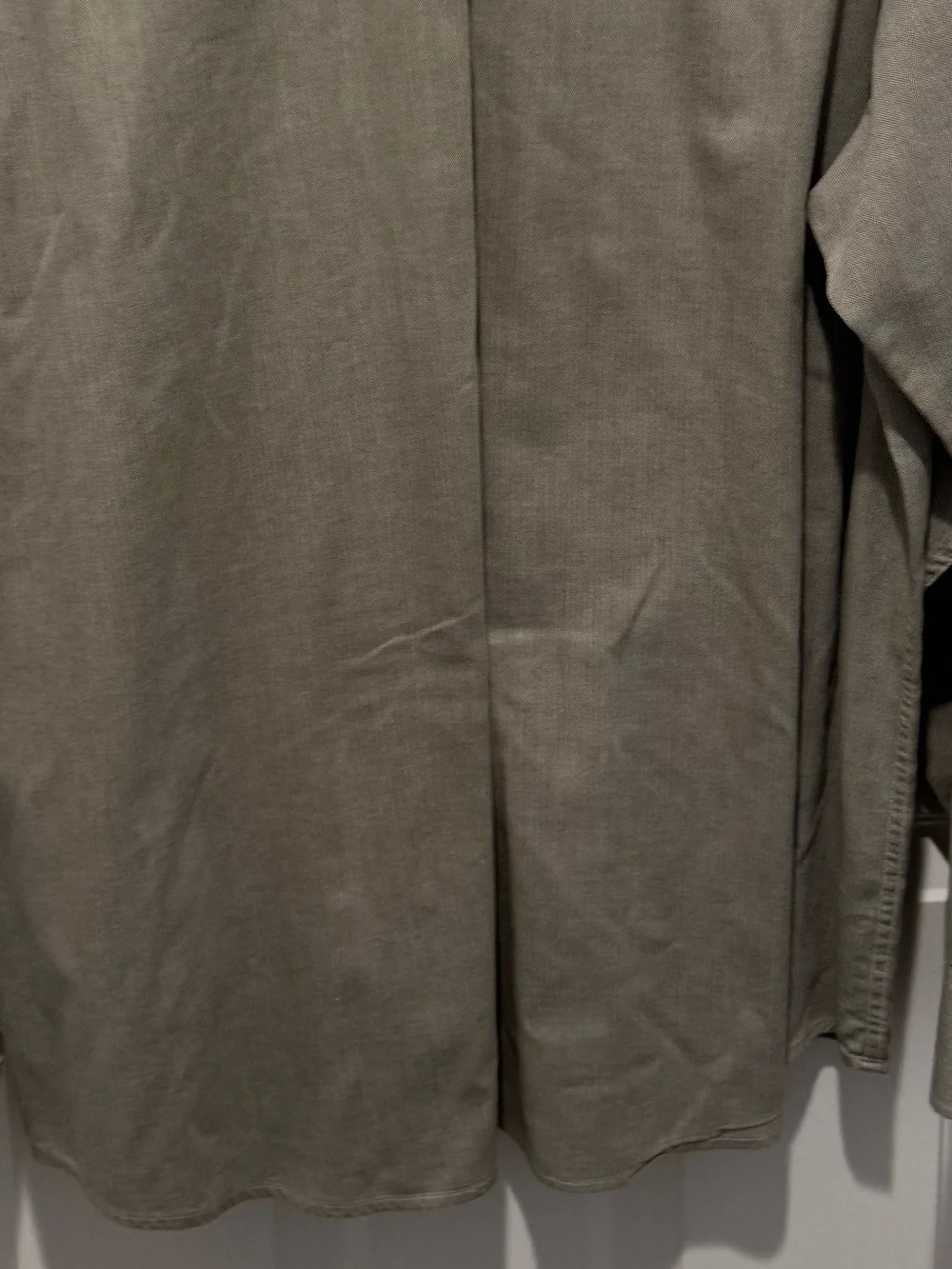 Mens Banana Republic Beige Button Down Shirt Size XL